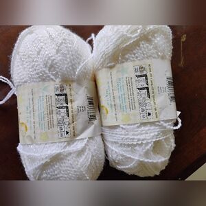 White Yarn Skeins